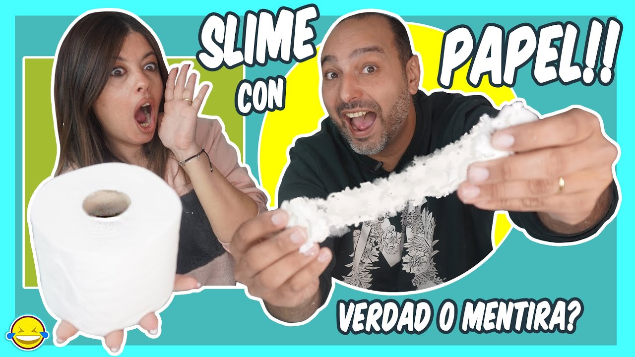 PROBANDO SLIME con PAPEL de BAO sin PEGAMENTO  Toilet Paper Slime Momentos Divertidos