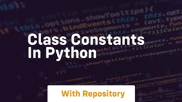 class constants in python