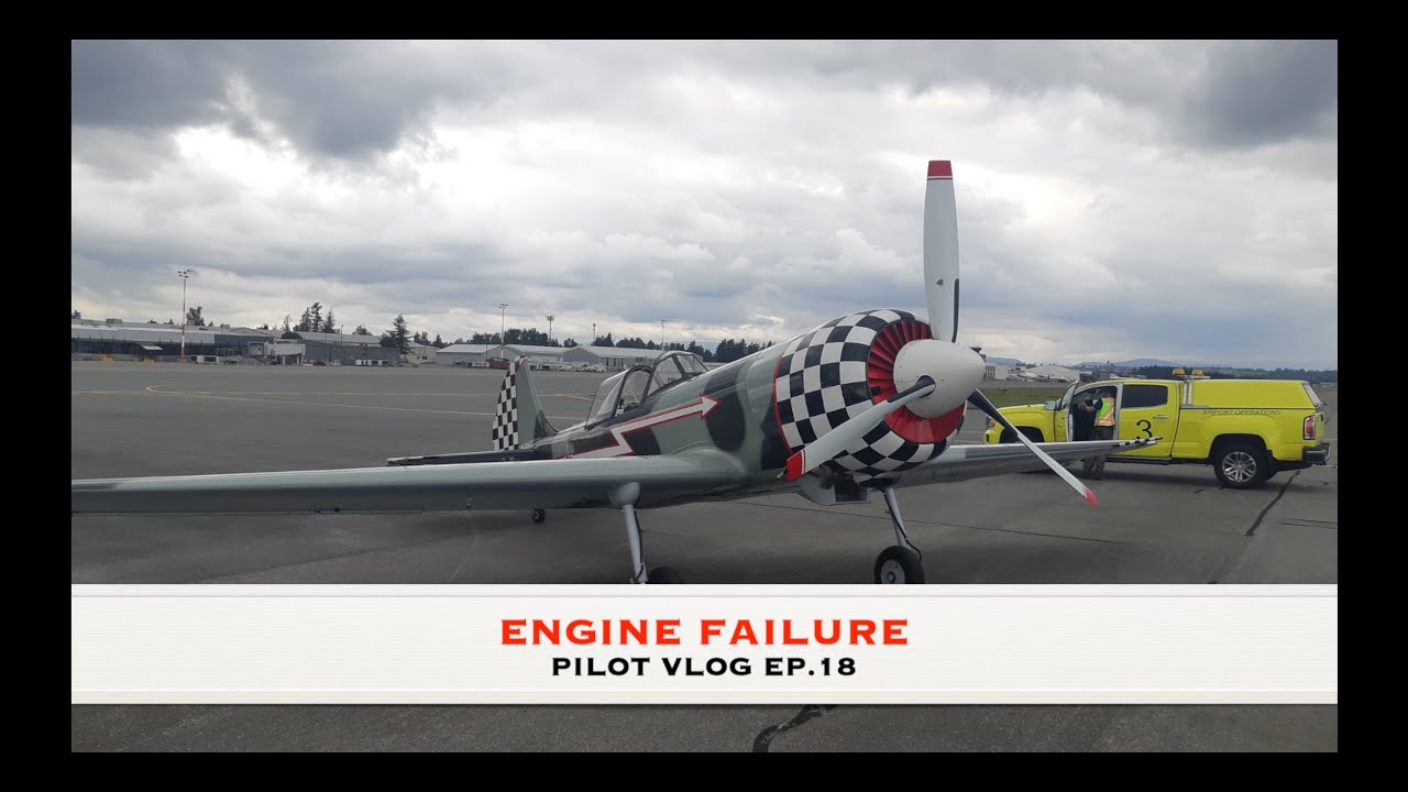 PILOT VLOG EP18 - ENGINE FAILURE / POWER LOSS ON TAKEOFF (YAK-50)