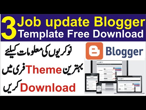 Job template for blogger Top 3 Best jobs theme Template For Blogger theme Free Download