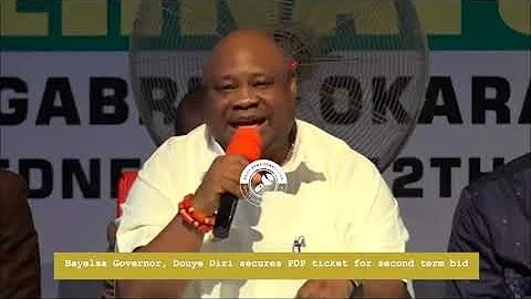 Bayelsa Governor, Douye Diri secures PDP ticket for second term bid