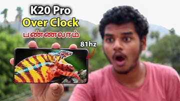 Overclock your K20 Pro screen to 81hz !