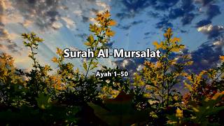 Surah Al-Mursalat Full – Peaceful Recitation | Mishari Alafasy | مشاري العفاسي