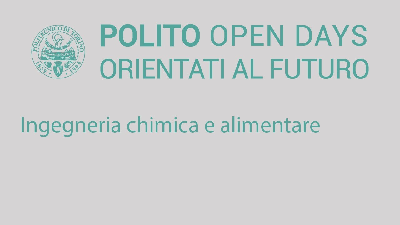 🇮🇹 Ingegneria chimica e alimentare