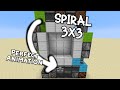 Perfect Spiral 3x3 Door Ultra Compact | Minecraft 1.16 Java