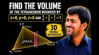 Find the Volume of Tetrahedron | Triple Integration problems