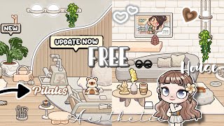 NEW FREE PILATES STUDIO HOUSE FULL DESIGN🌟 AVATAR WORLD House Ideas NEW FREE UPDATE House BUILT ASMR