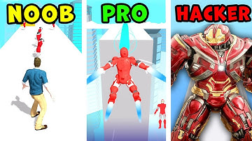 NOOB vs PRO vs HACKER in Iron Man Evolution