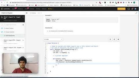 Valid Palindrome | Leetcode August Challenge Day#3 | Facebook