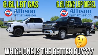 2024 GM 6.6L L8T Gas V8 + Allison Versus 6.6L Gen2 L5P Diesel V8: Which One Is The Better Buy?