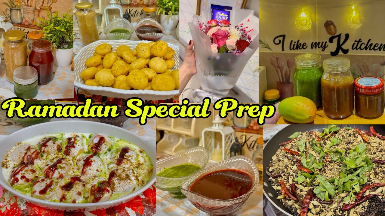 Ramadan Special Prep 2026🌙 Make & Store Chat Masala- Mash Daal Dahi Bharay & Imli Chutney 