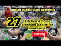 27 Daily Habits Clean &amp; Organized Kitchen #hacks #dailyvlogs