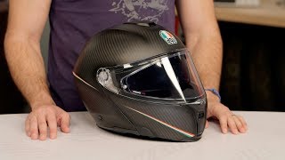AGV Sportmodular Carbon Helmet Review at RevZilla.com