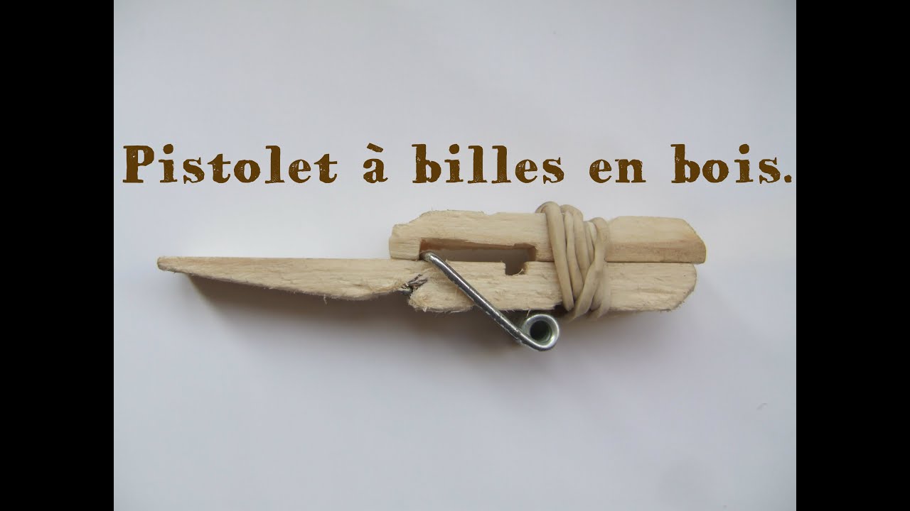 Faire un pistolet à bille avec une pince à l'inge ! #DIY - YouTube