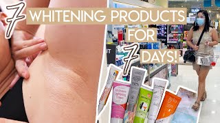 skincare • 7 WHITENING KILIKILI PRODUCTS for 7 Days! | Kris Lumagui