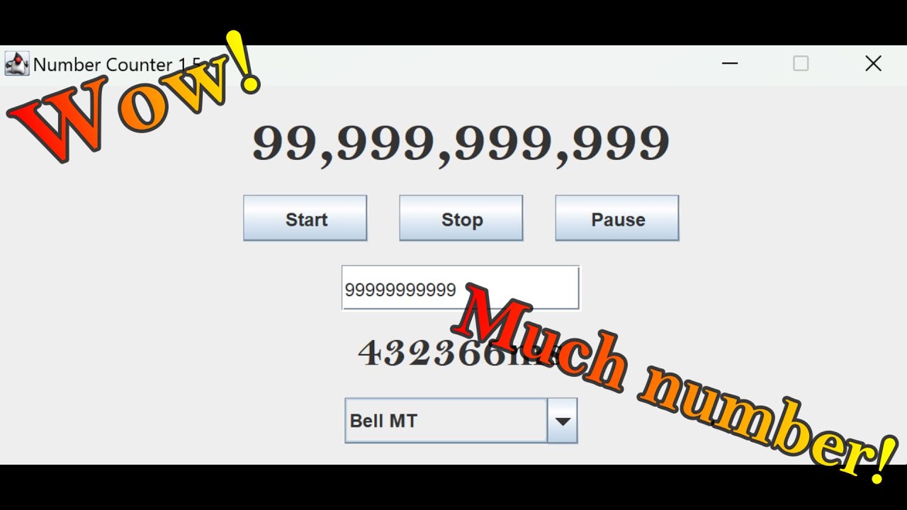 I made a Java Number Counter! - YouTube