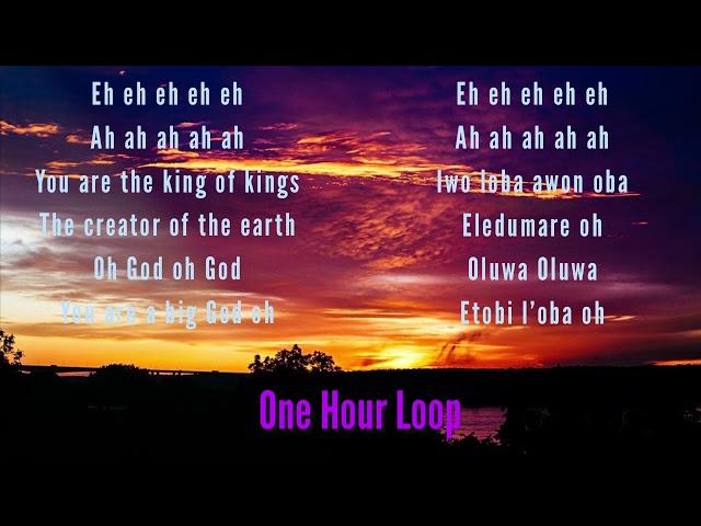 Esther Oji | Iwo Loba Awon Oba Eledumare Oh  | One Hour Loop with Lyrics @ Coza class=