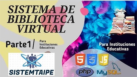 Sistema Biblioteca Virtual en PHP