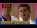 Dean being "overtly heterosexual" for 17 minutes bi