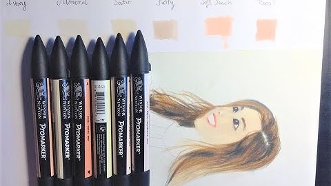 Winsor & Newton 6 Skin Tone Set Review with demonstration.