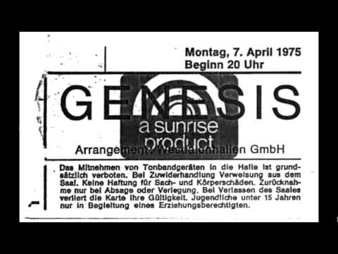Genesis It Live 1975 in Dortmund Westfalenhalle ( Audio Only )!
