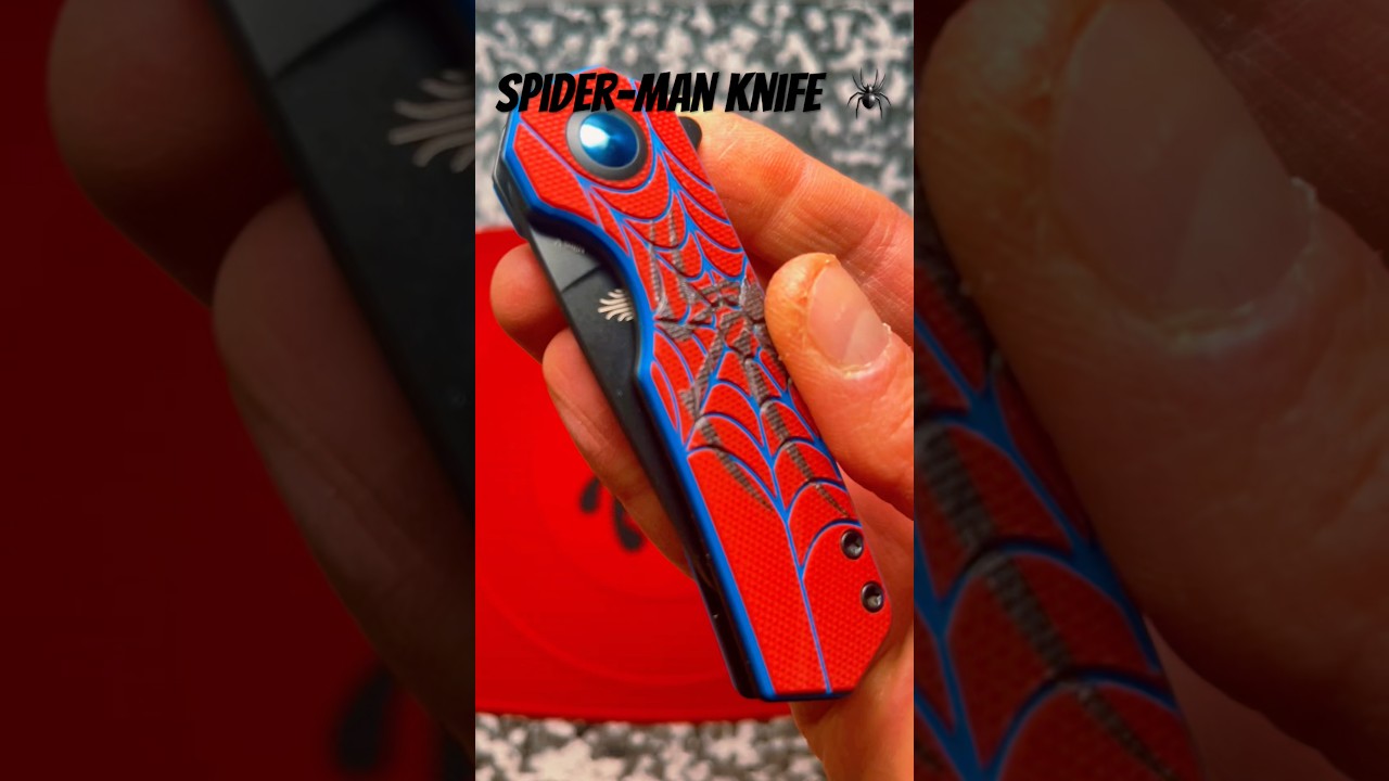 Spider-man Knife 🕷️ extremely rare only 100 made! - YouTube