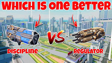 WR🔥 New Weapon Regulator VS Discipline Weapons Comparison |WAR ROBOTS|