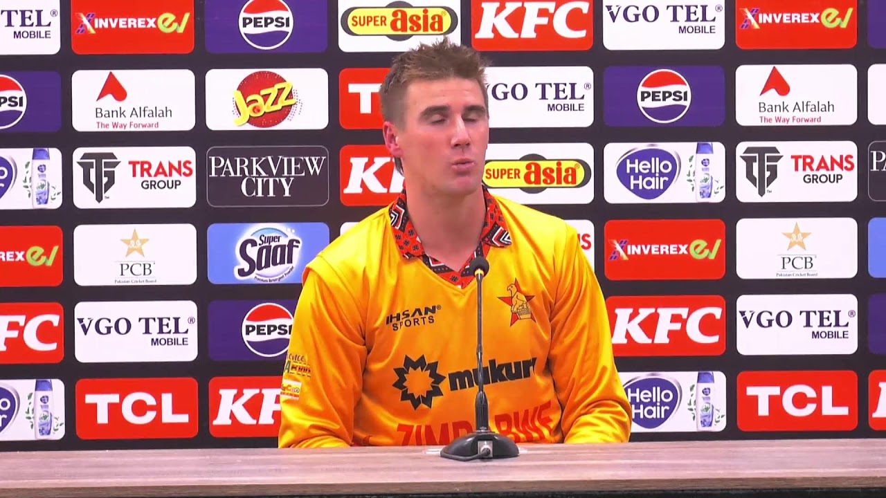Brad Evans Press Conference | Pakistan vs Zimbabwe | Match 01 | Tri Nation Series | PCB | M2T1U
