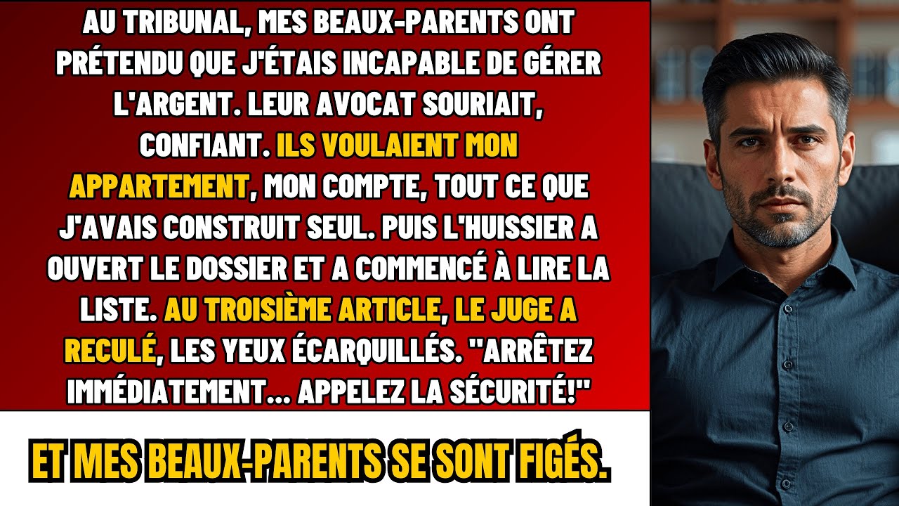 MES BEAUX-PARENTS ONT RÉCLAMÉ TOUS MES BIENS AU TRIBUNAL — LE JUGE DEMANDE LA LISTE OFFICIELLE…