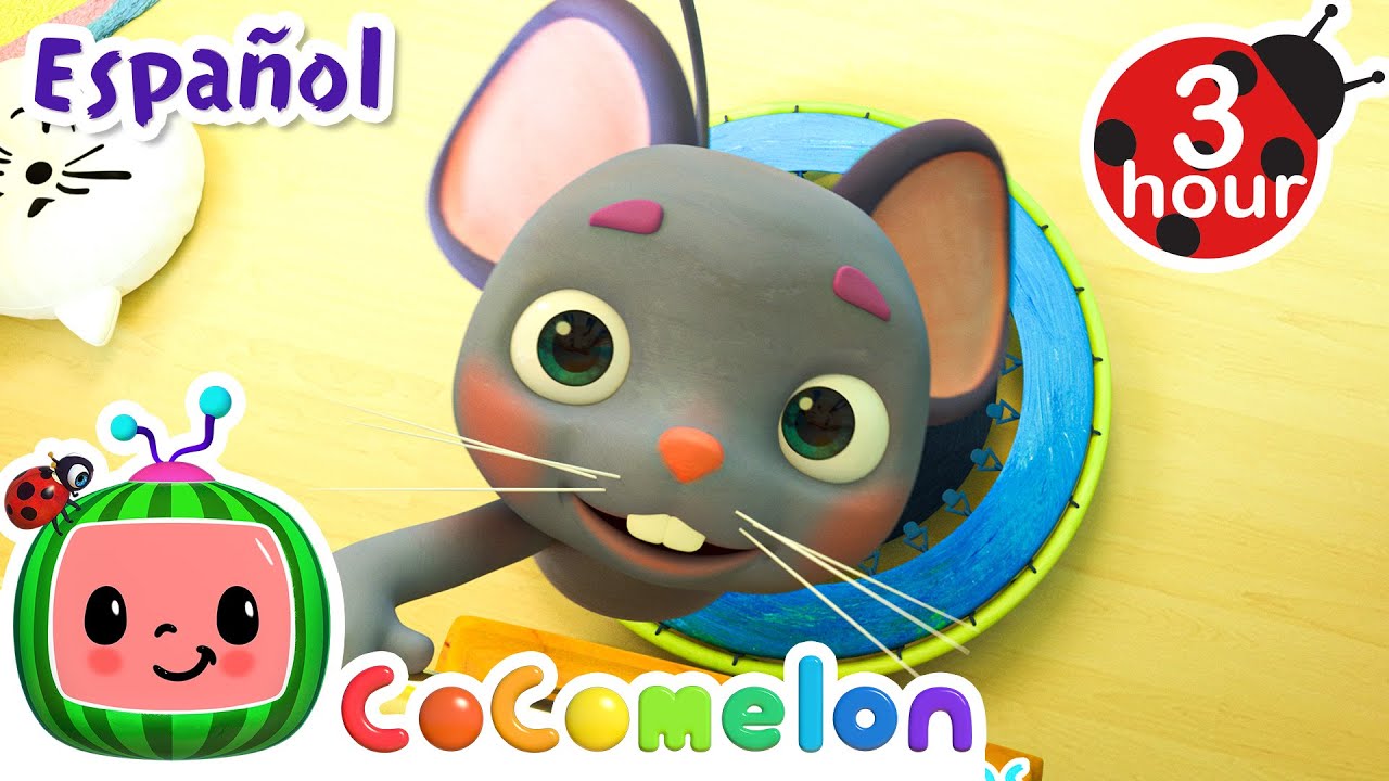 El Ratón Subió por el Reloj | CoComelon y los animales 🍉| Dibujos animados para niños
