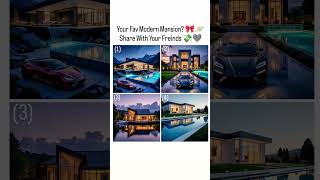 💎 Ultra Luxury Modern Houses 🥂 #modernarchitecture #billionairelifestyle #luxuryhomes #hometour