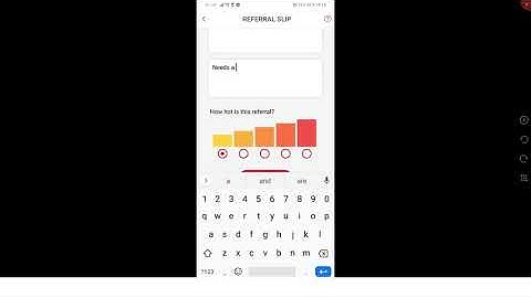 Set up a BNI referral using the app