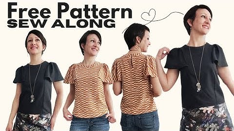 Step-by-Step Sewing: Free Flutter Sleeve Top Pattern