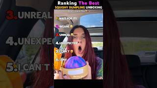 Ranking The Best Squishy Dumpling Unboxing 😭😱