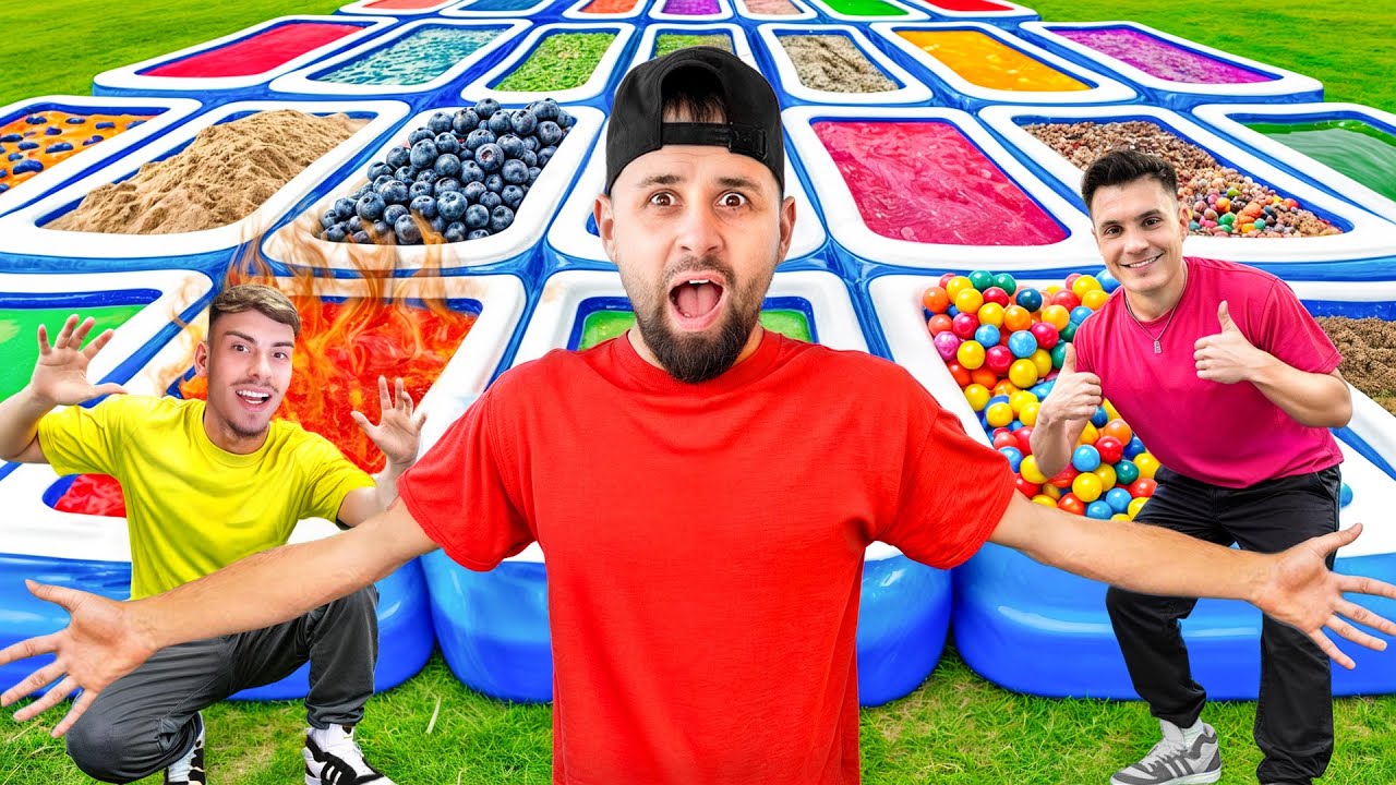 Ruleta Decide cele 10 Piscine Misterioase in care Sari ! 😳