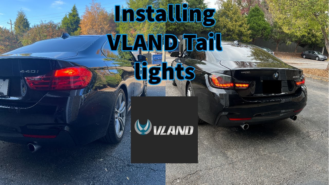 Installing VLAND OLED GTS tail lights on my BMW 440I! (Fits F32/F36/F82)