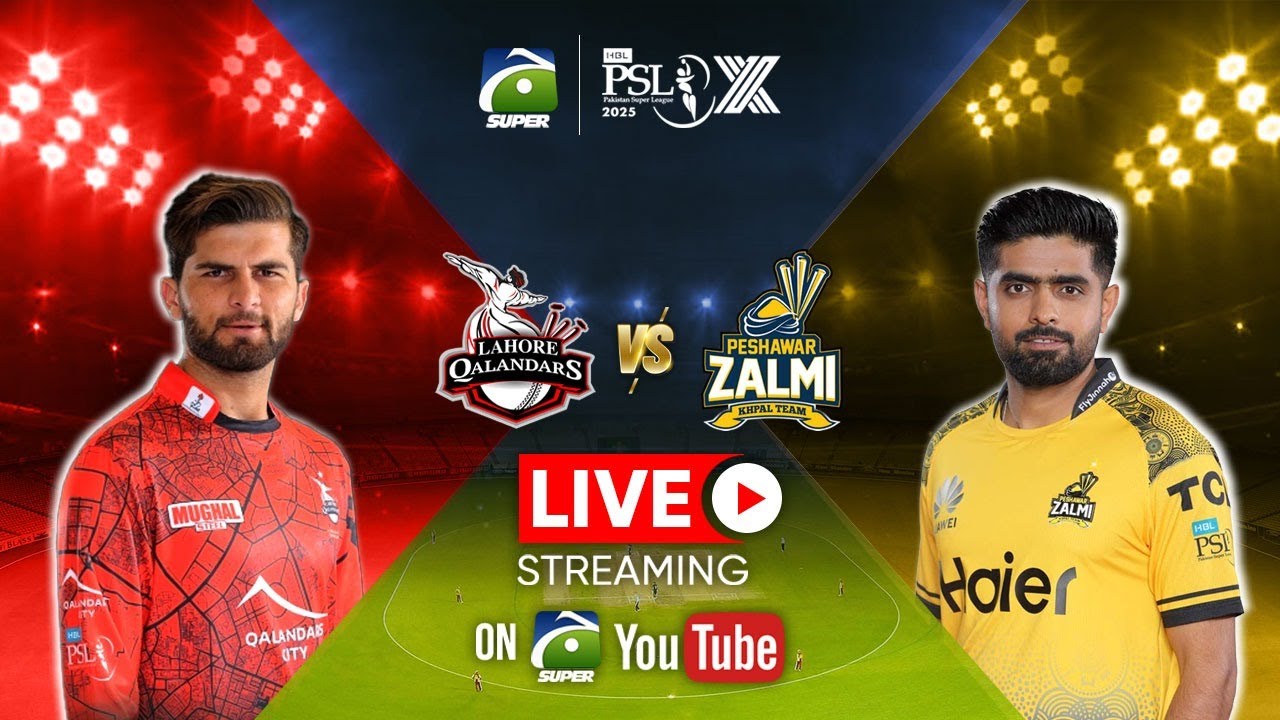 🔴 Live: Lahore Qalandars vs Peshawar Zalmi | Live Score Updates  | PSL 10 Live Score | Geo Super