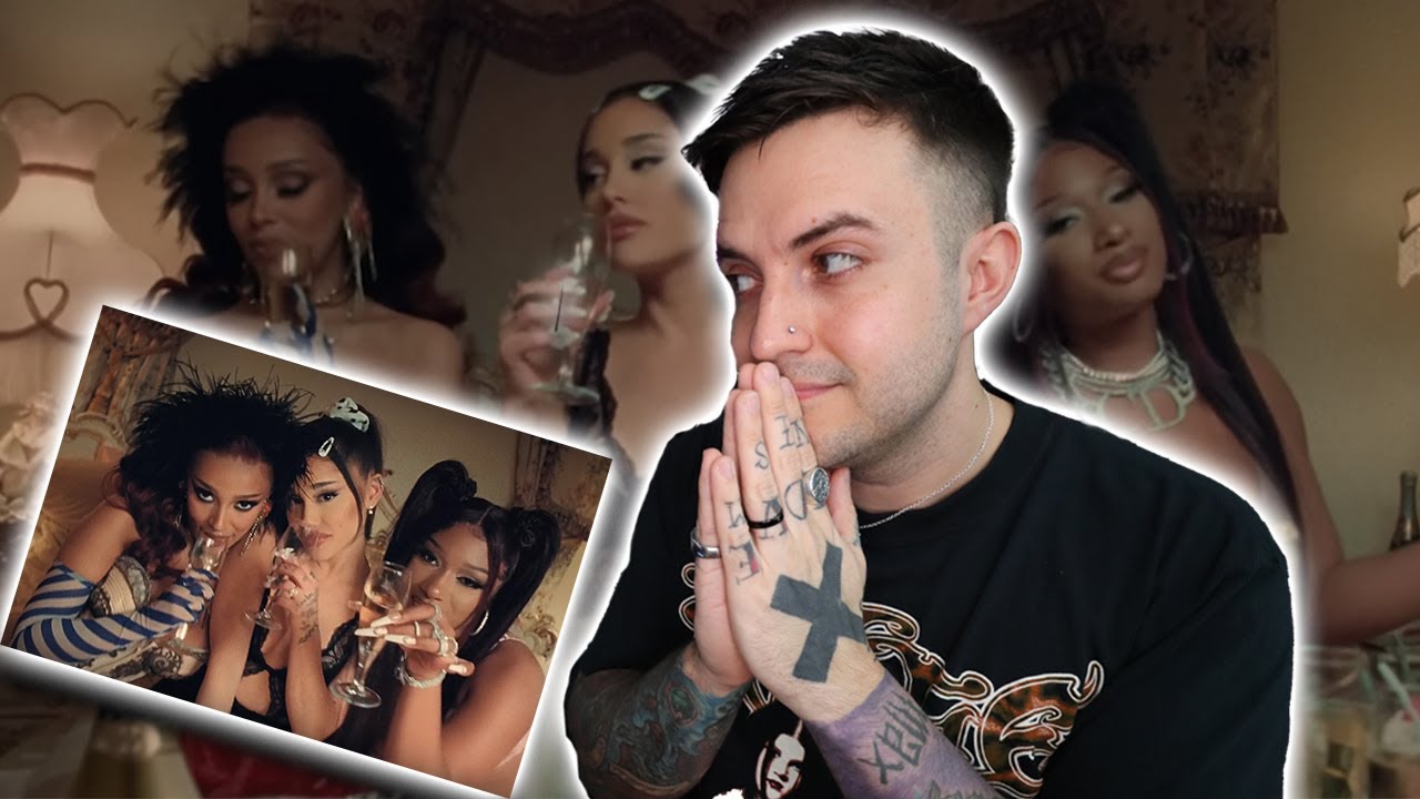 Ariana Grande - 34+35 Remix (feat. Doja Cat and Megan Thee Stallion) (Official Video) REACTION