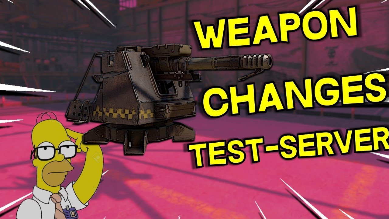 New Weapon Changes Test Server -- Crossout