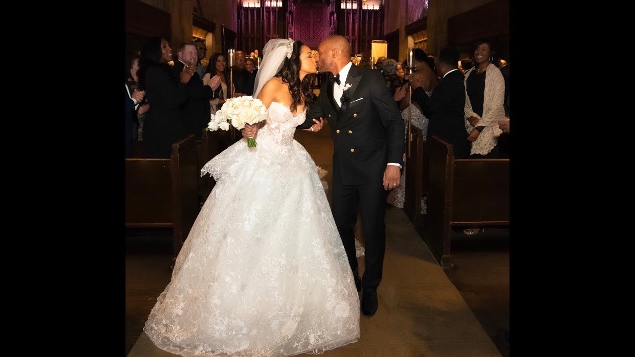Kenny Lattimore & Judge Faith Wedding Reception Grand Entrance! YouTube