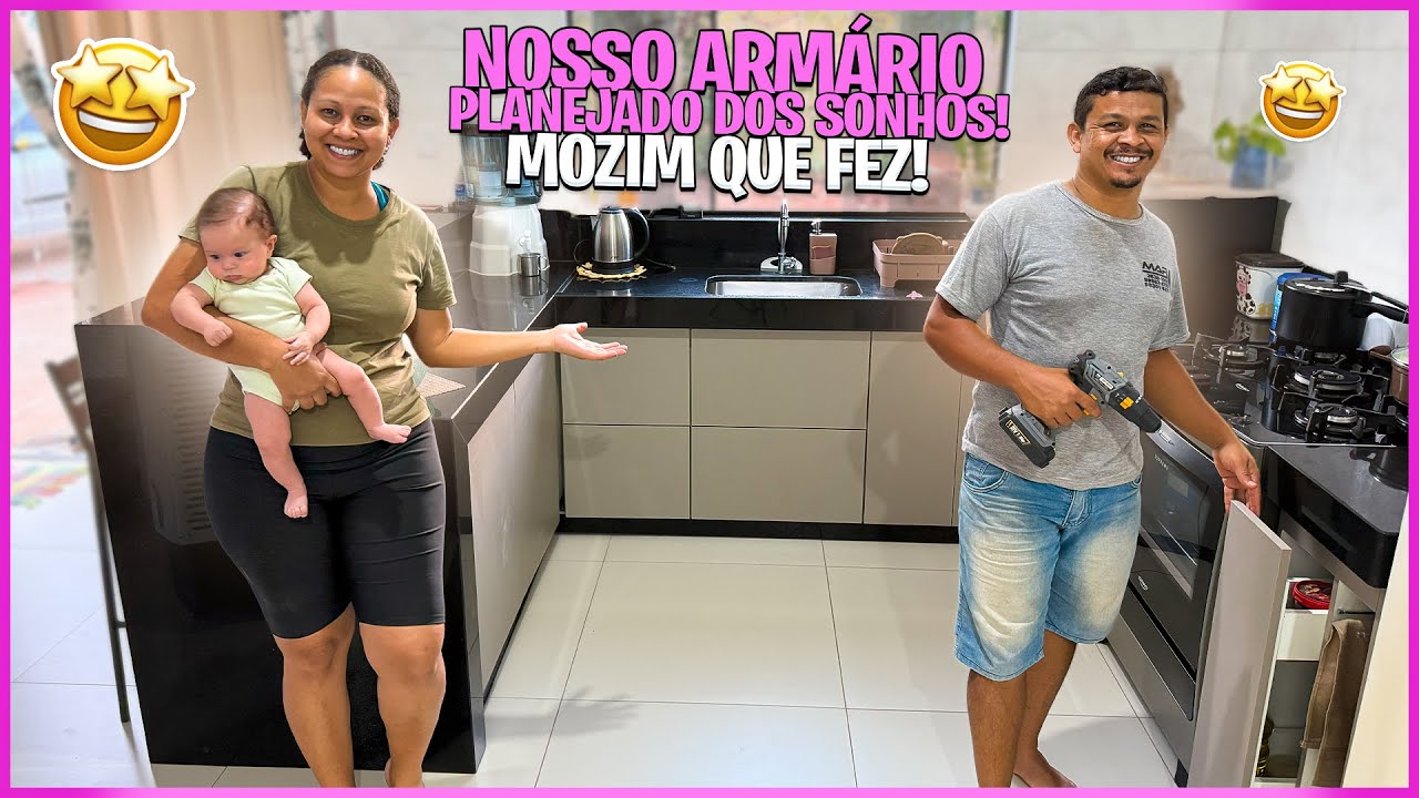 NÃO ACREDITO‼️NOSSO PRIMEIRO ARMÁRIO PLANEJADO DOS SONHOS FICOU PRONTO🥹🙌🏼