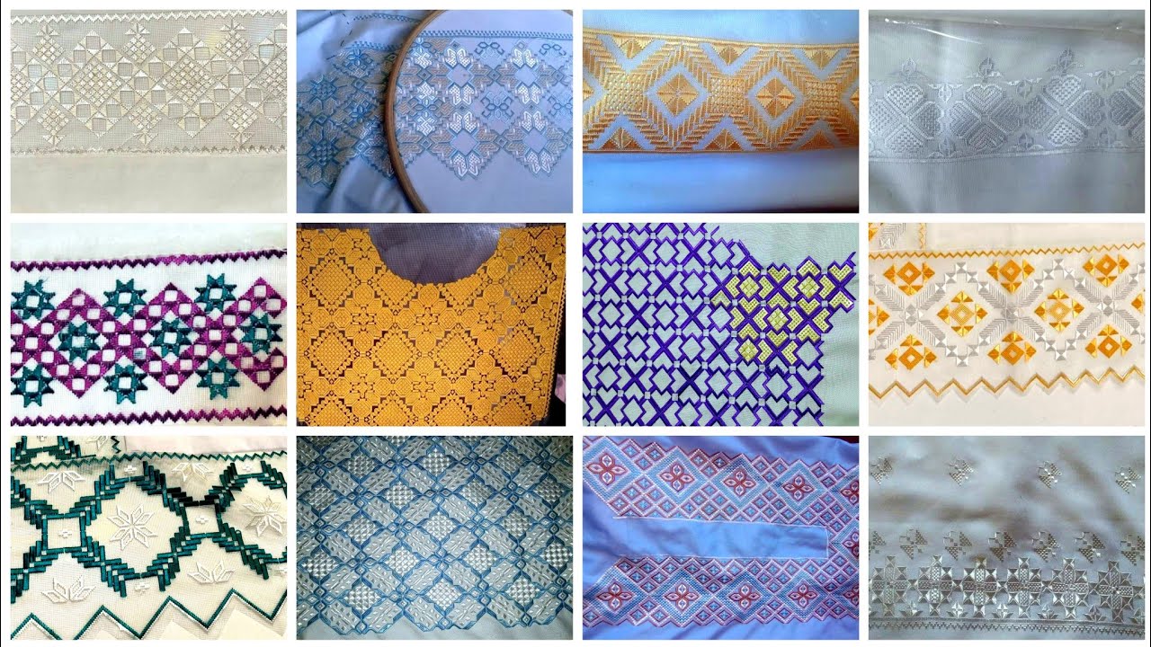 بهترین الگوهای خامک دوزی افغانی صرف برای ایده Afghani khaamakdozi /great patterns for ideas 💡