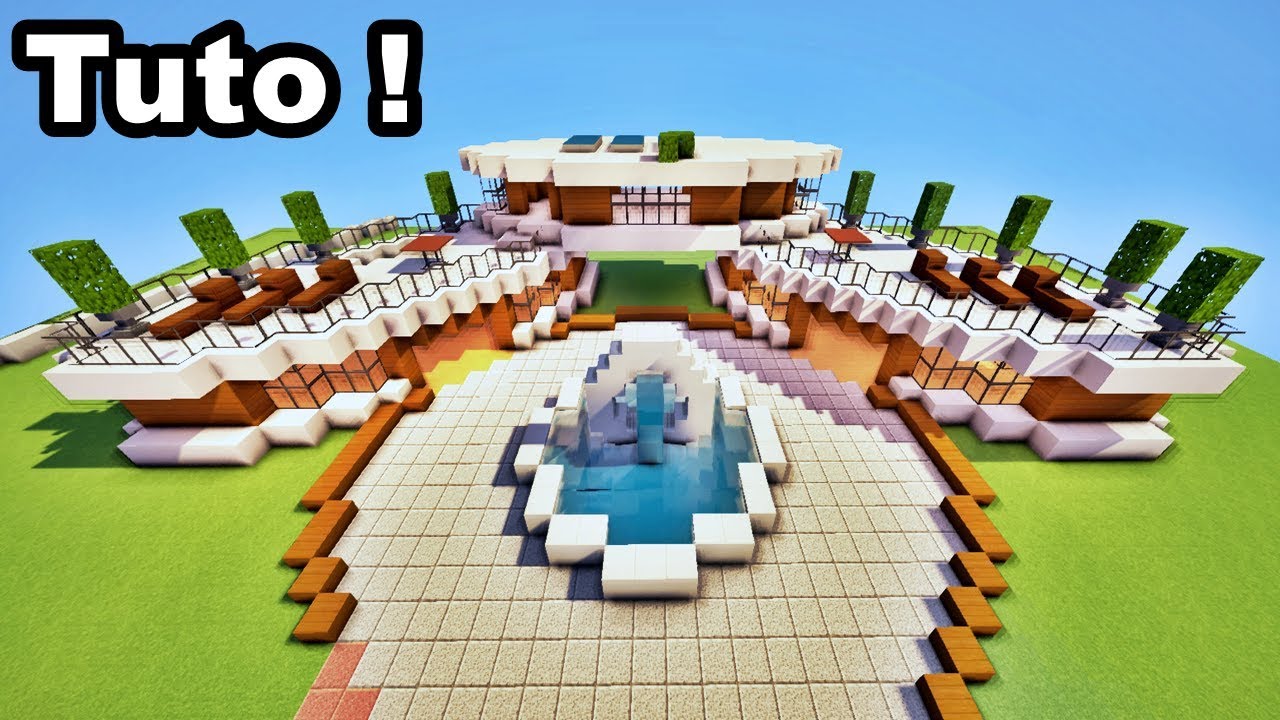 Minecraft TUTO Maison Moderne OVALE !! 😎 - YouTube