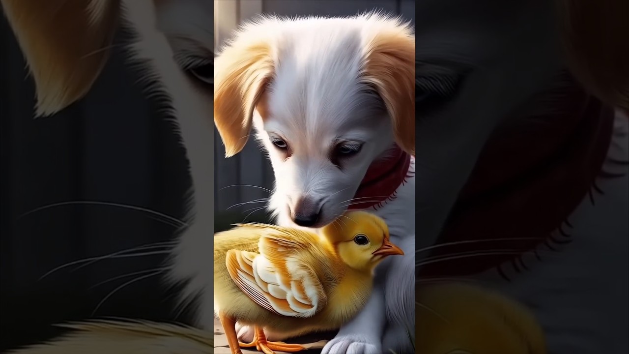 A Puppy & Chick’s Unbreakable Bond!
