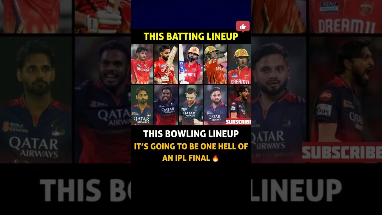 The Ultimate IPL 2025 Final 🤯 RCB vs PBSK Clash 