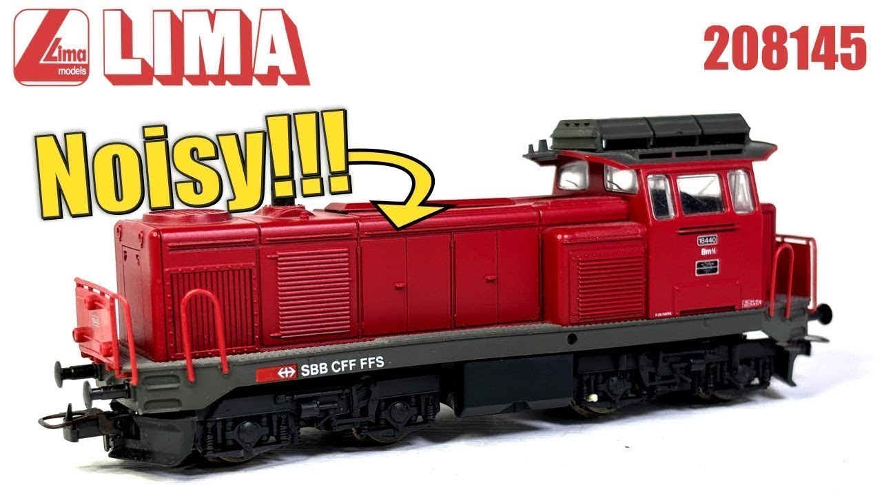She's a noisy one! Lima Swiss SBB Bn4 4 Diesel Locomotive in HO Scale  Good old made in Italy 😆