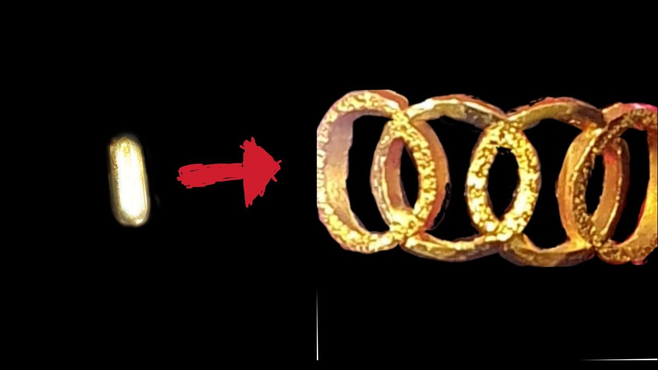 latest audi ring making process#gold #viral #gold #short  #trendingvideo #viralvideo#goldjewellery