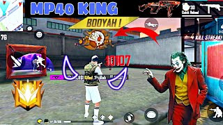 MP40 KING IN FREE FIRE | ONLY HEADSHOTS | RED NUMBERS💓