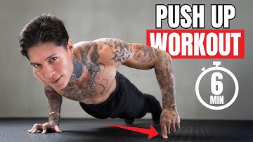 6 Minute HOME Chest Workout (PUSH-UPS ONLY)