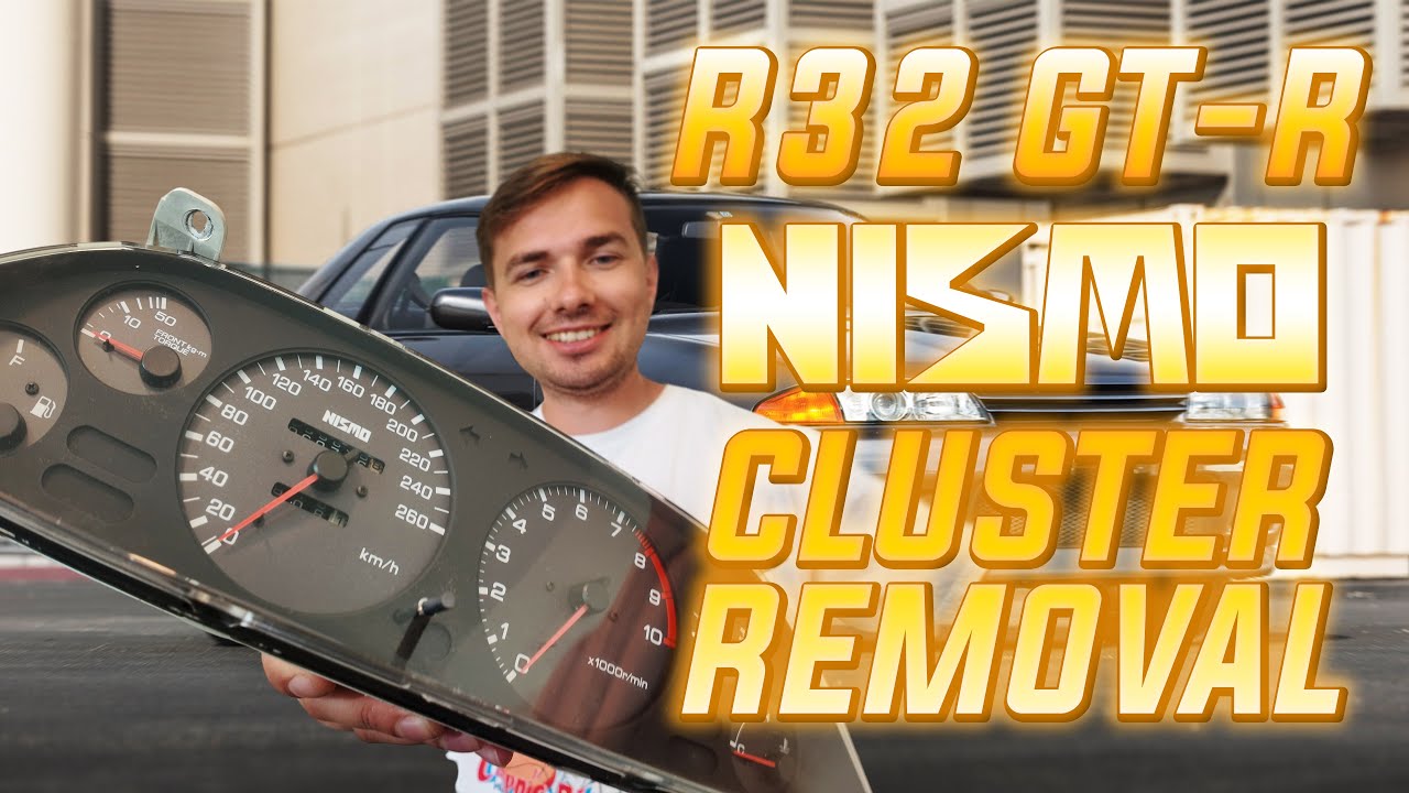 gtr32純正取り外し How to remove the Cluster on a R32 GTR - YouTube